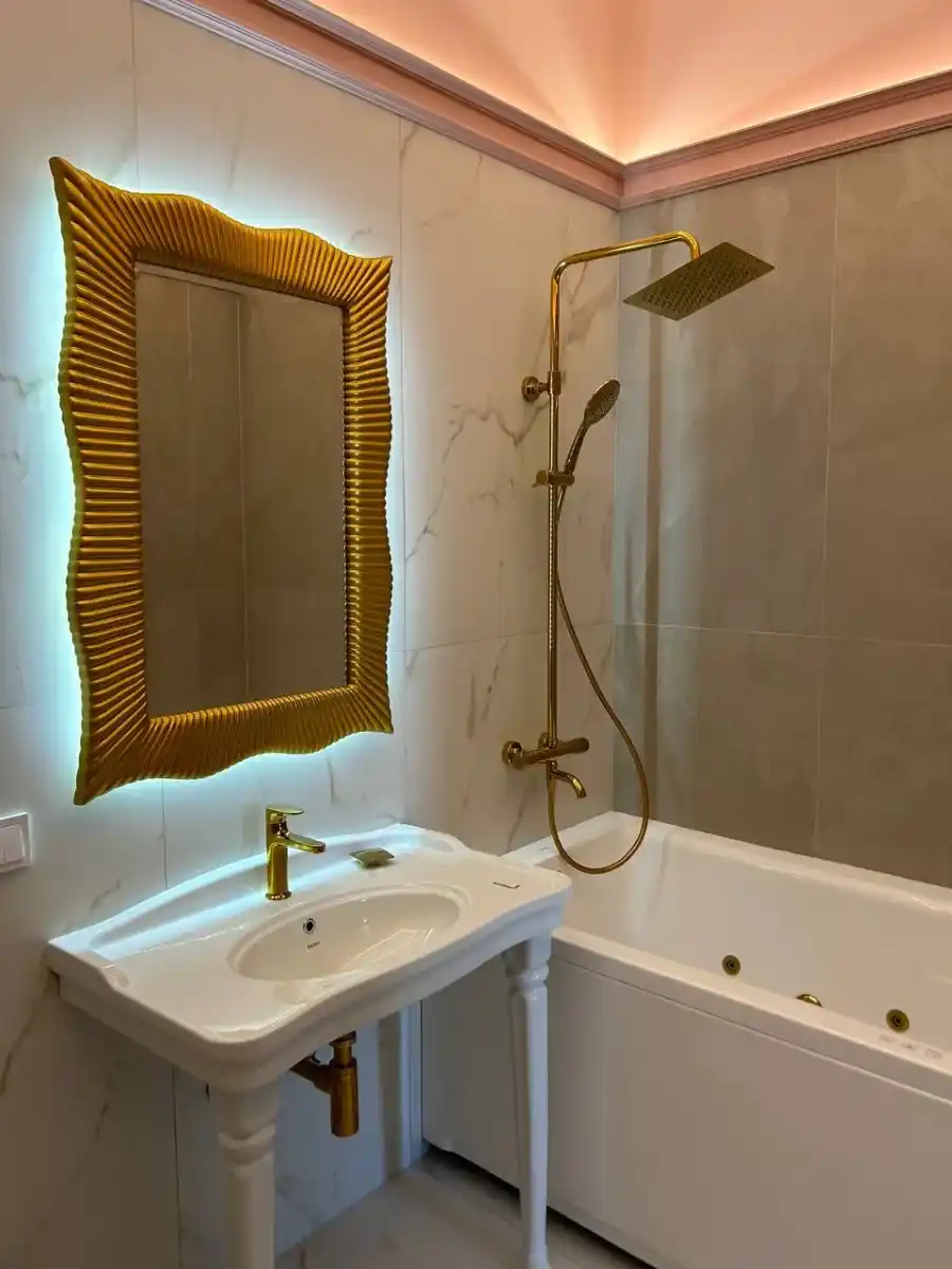 Ремонт ванной в классическом стиле